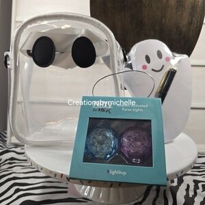 Clear Ghost Bag with Motion Activated Purse Lights